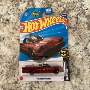 Mattel Hot Wheels TV Series Batmobile - Red